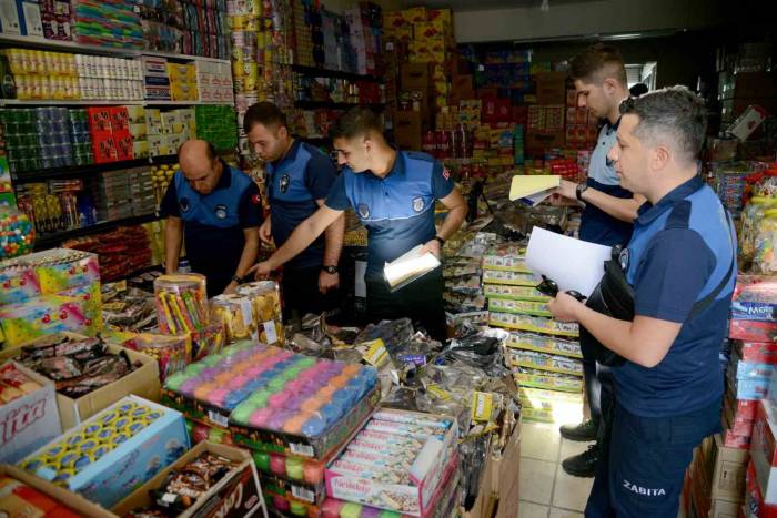 Diyarbakır’da Zabıtadan Bayram Öncesi Maytap Denetimi