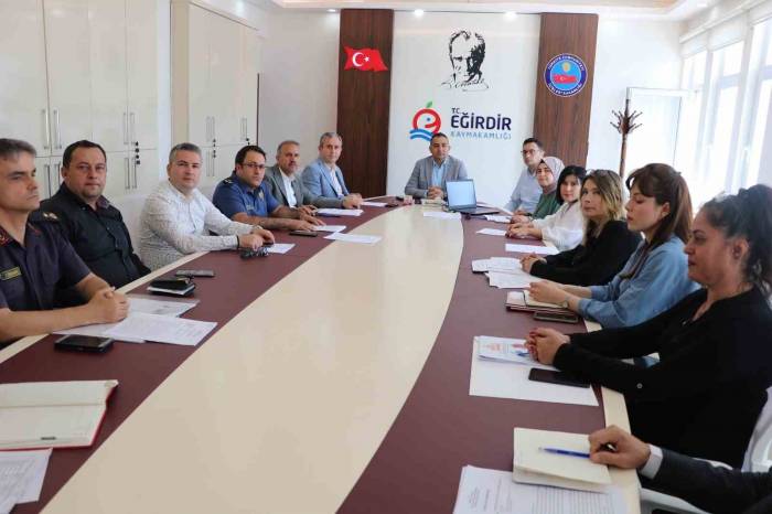 Eğirdir’de Kadına Yönelik Şiddetle Mücadele Toplantısı