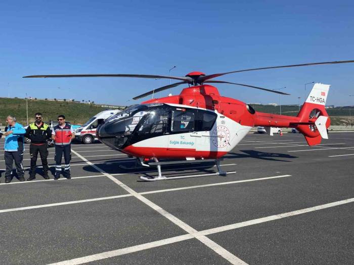 Kuzey Marmara’ya Helikopter İndi, Gören Dönüp Bir Daha Baktı