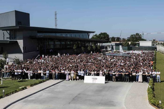 500’üncü Bayraktar Tb2 Siha Üretim Hattından Çıktı