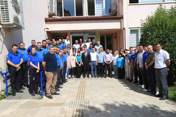 Başkan Örki, Pamukkale Belediyesi Ailesiyle Bayramlaştı
