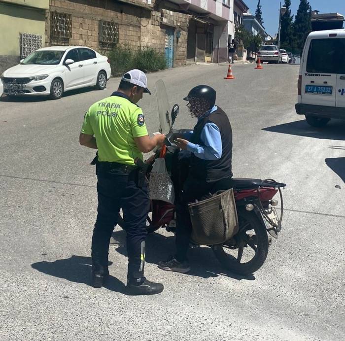 Gaziantep’te Motosiklet Uygulaması