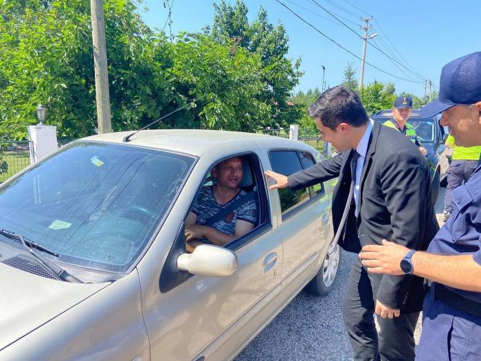 Kaymakam Çelik Yol Denetiminde