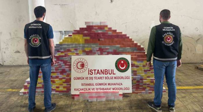 25 Bin Paket Kaçak Elektronik Sigara Tütünü Ele Geçirildi