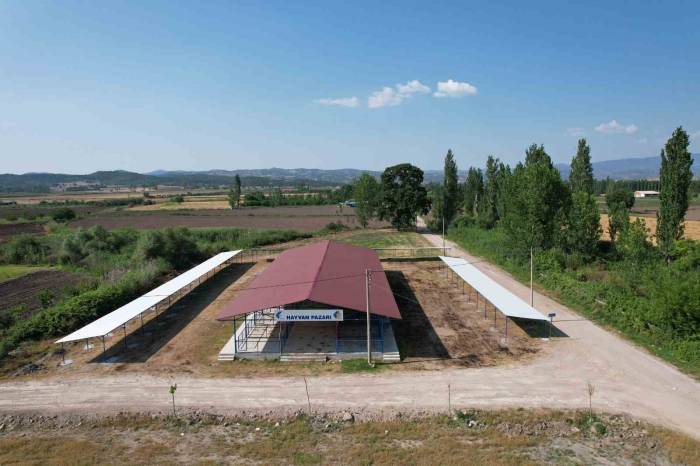 Sındırgı’da Kurban Pazarı Panayır Alanında