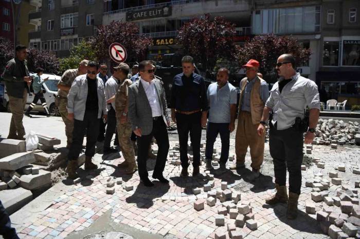 Vali Akbıyık Çalışmaları Denetledi