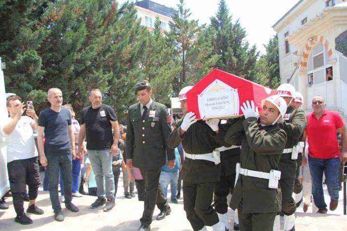 Kıbrıs Gazisi Dualarla Son Yolculuğuna Uğurlandı