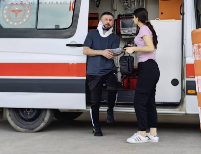 İnegölspor Başkanı Osman Sevim Kaza Yaptı