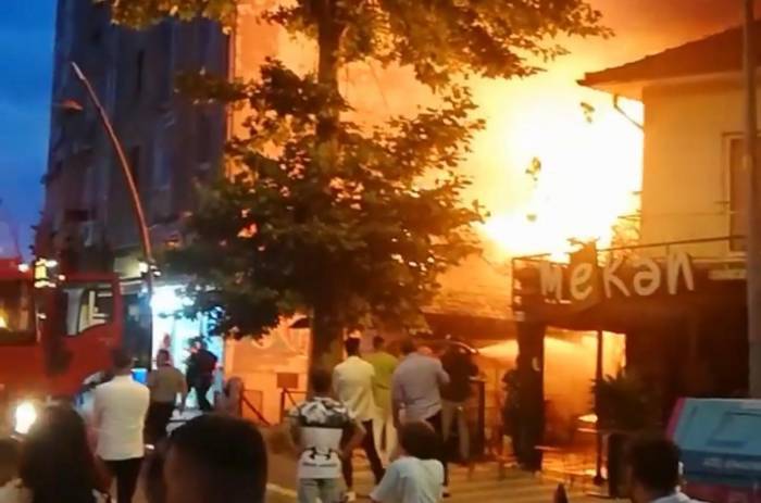 Pide Salonu Alev Alev Yandı