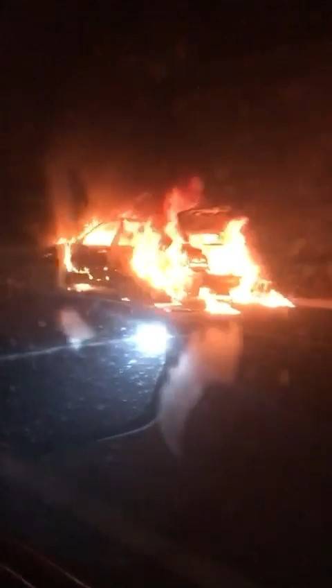Bursa’da Seyir Halindeki Otomobil Alev Topuna Döndü