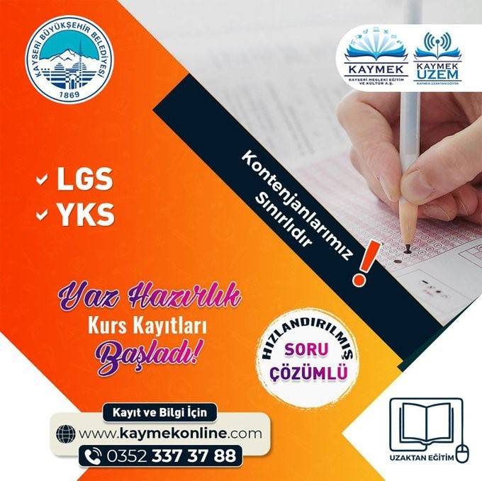 Büyükşehir Kaymek’in Uzem Kurs Kayıtları Sürüyor