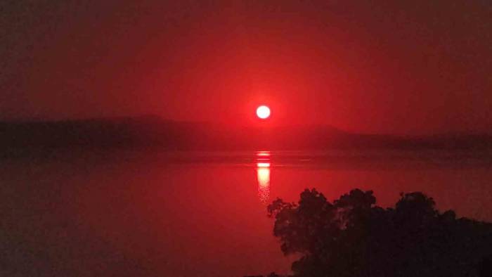 Van Gölü Manzaralı Eşsiz Günbatımı