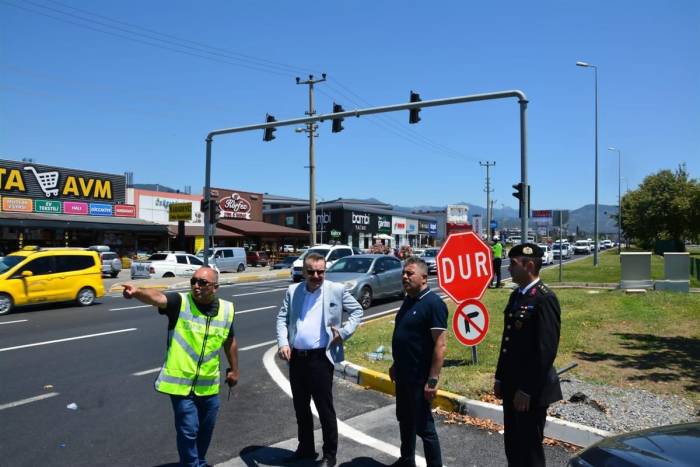 Kaymakam Odabaş Bayram Boyunca Alınan Trafik Tedbirlerini Yerinde Denetledi
