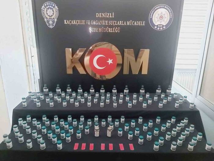 Denizli’de Kaçak Tütün Ve Cinsel İçerikli Hap Operasyonu