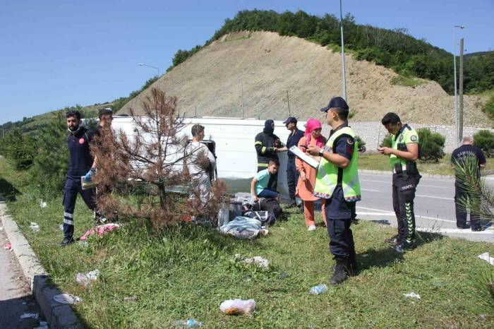 Samsun’daki Minibüs Kazasında Yaralı Sayısı 9 Oldu