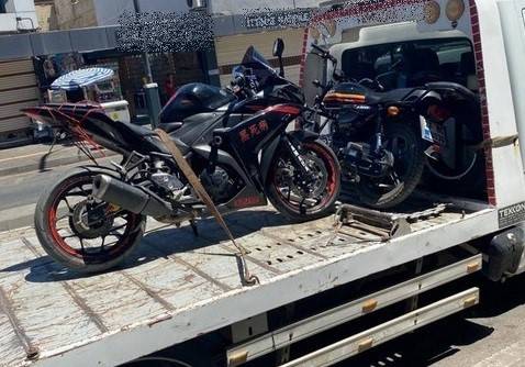 Motosiklet Sürücülerine Ceza Yağdı