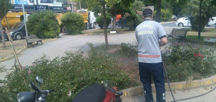 Karesi De İlaçlama 7/24 Sürüyor