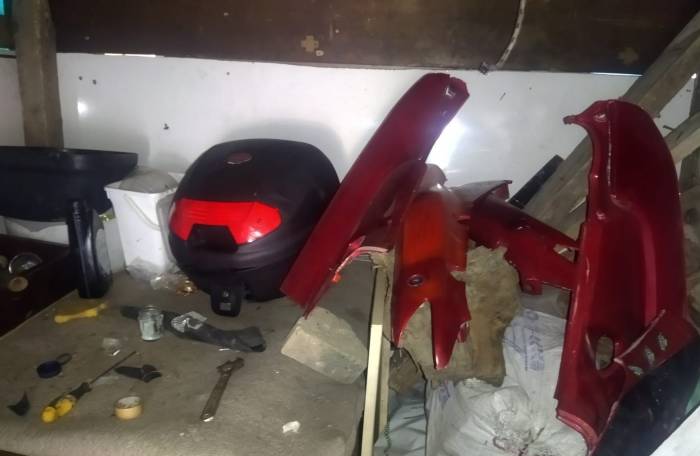 Çalınan Motosikletini Arkadaşlarıyla Buldu