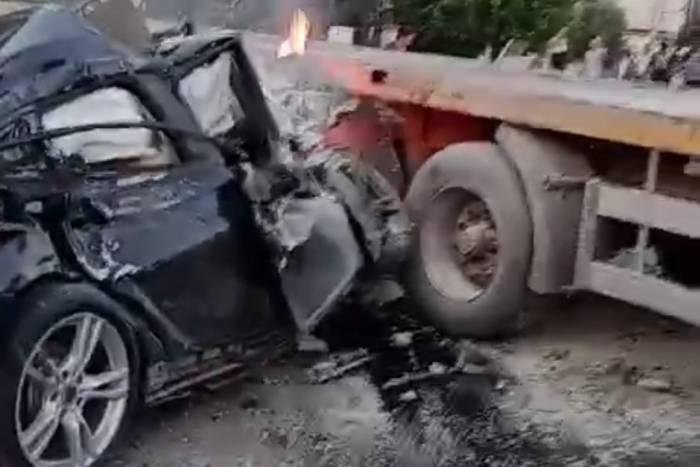 İzmir’de 1 Kişinin Öldüğü Feci Kaza Güvenlik Kamerasında