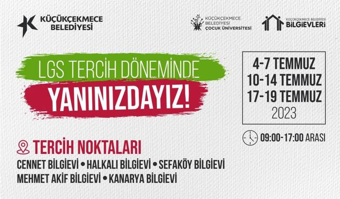 Küçükçekmece’de Lise Adaylarına Danışmanlık Desteği