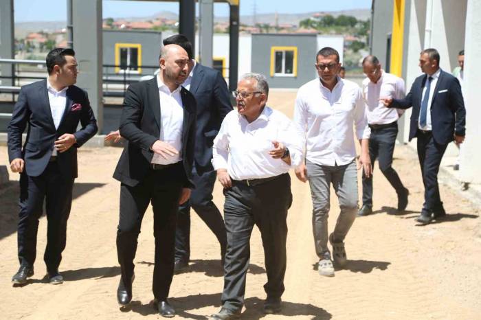 Başkan Büyükkılıç, İç Anadolu’nun En Büyük Hayvan Pazar Yeri Projesini İnceledi