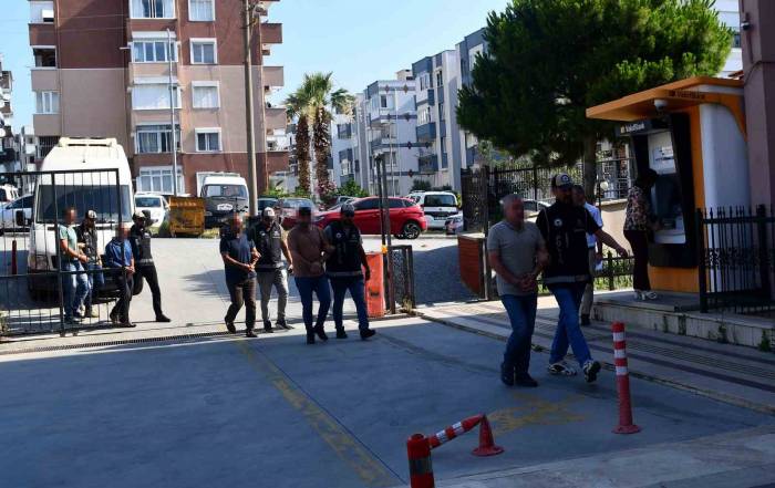 Milli Park Operasyonu’nun Şüphelileri Söke Adliyesi’ne Getirildi