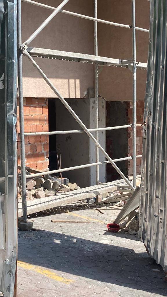 Şişli’de Önce Yıkım Kararı Alınan 37 Yıllık Bina Güçlendirilmeye Başlandı