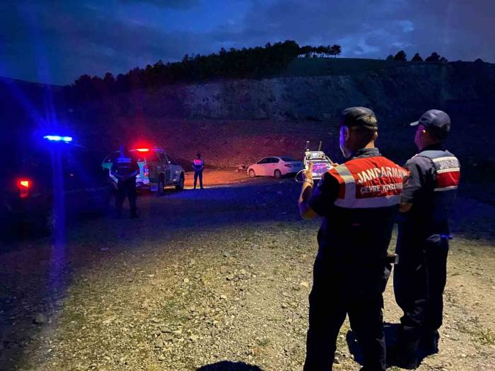 Aksaray Jandarma Dron İle Kaçak Avcıların Peşinde