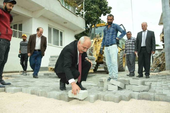 Yenişehir’e 500 Bin Metre Parke Taşı Yapıldı