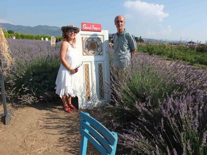 Burhaniye’de Emekli Teknikerden Lavanta Bahçesine Gönül Kapısı