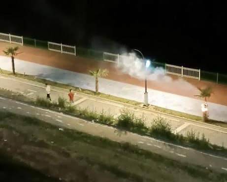 Ağaçları Yakan Magandalar Kameralara Yakalandı