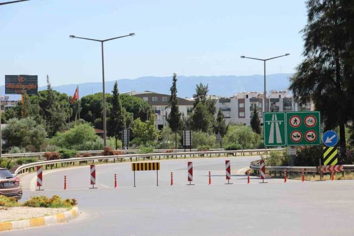 Aydın’da Otoyolu Mimarsinan Girişi 15 Ağustos’a Kadar Kapatıldı