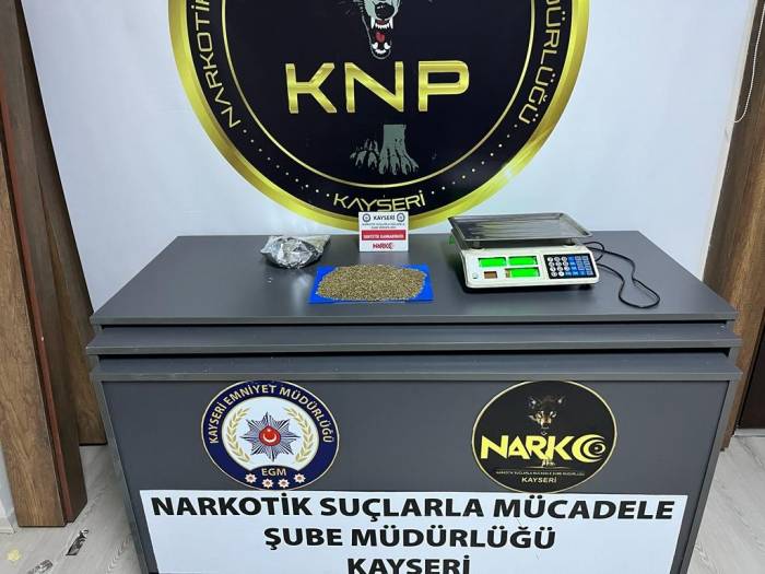 Kayseri’de Uyuşturucu Operasyonu: 5 Gözaltı