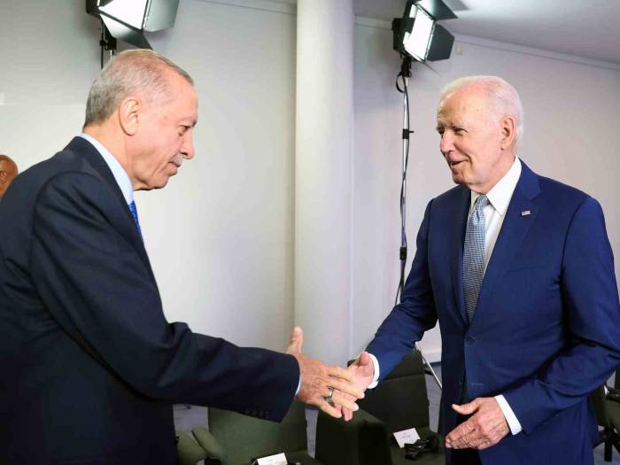 Cumhurbaşkanı Erdoğan, Abd Başkanı Biden İle Görüştü