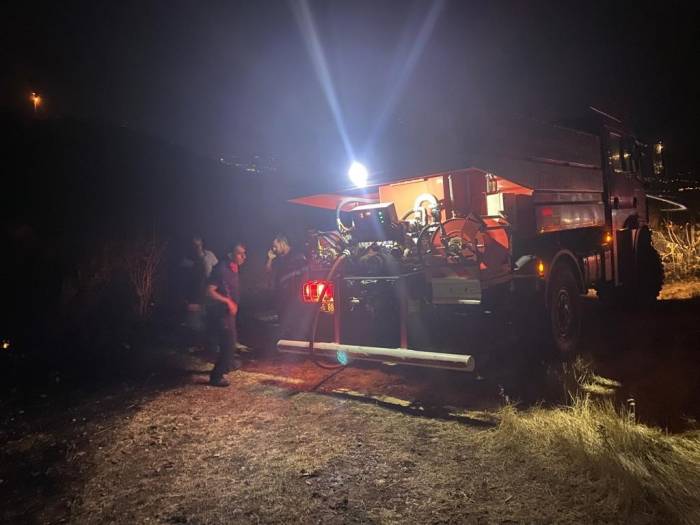 Kahramanmaraş’ta Yaklaşık 7 Dönümlük Zeytinlik Arazi Kül Oldu