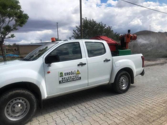 Ereğli Belediyesi İlaçlama Çalışmalarını Sürdürüyor