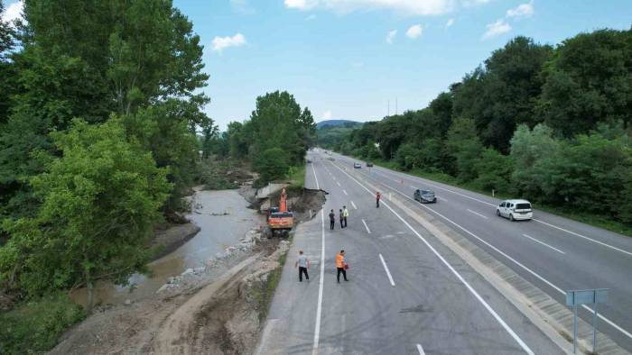 Selin Ardından Zonguldak-ankara Karayolunda Çalışmalar Başladı