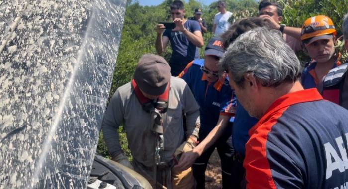 İznik’te Mağarada Hazine Arayan Ve Mahsur Kalanlar İçin Seferberlik...9 Gözaltı, Mahsur 2 Kişi Kurtarıldı