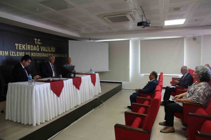 Tekirdağ İl İdare Kurulu Şube Başkanları Toplantısı Yapıldı