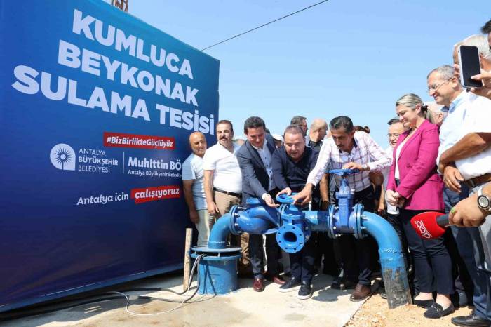 Antalya’da Sulama Birliklerinin Elektrik Maliyetlerinin Yüzde 85’ini Büyükşehir Karşılıyor