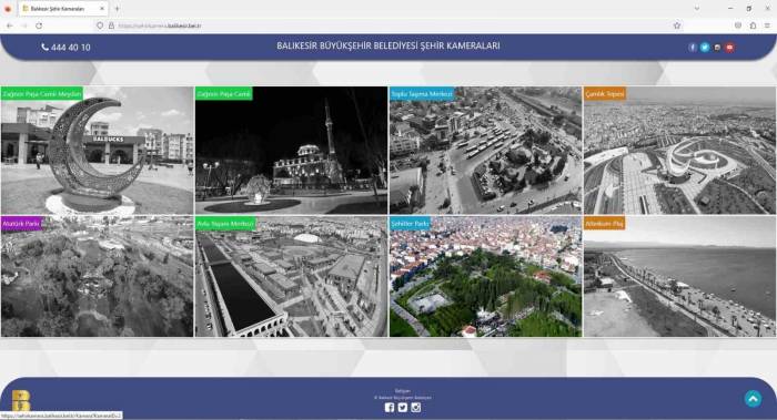 Balıkesir Büyükşehir Belediyesi Şehir Kameralarını Devreye Aldı