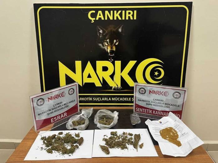 Çankırı’da Narkotik Denetimi: 4 Şahıs Hakkında Adli İşlem Başlatıldı