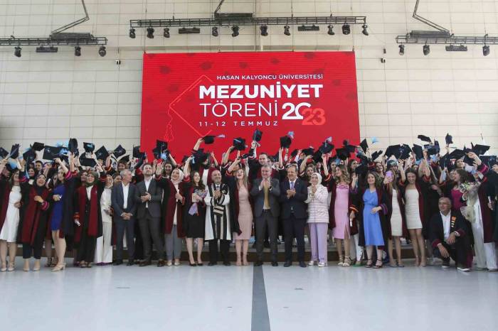 Hasan Kalyoncu Üniversitesi Bin 578 Öğrencisini Mezun Etmenin Gururunu Yaşadı