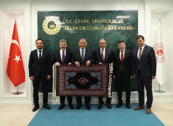 Uşak Heyeti, Bakan Özhaseki İle Kentte Devam Eden Projeleri Görüştü