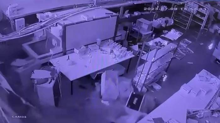 Bartın’daki Sel Anı Güvenlik Kamerasına Yansıdı