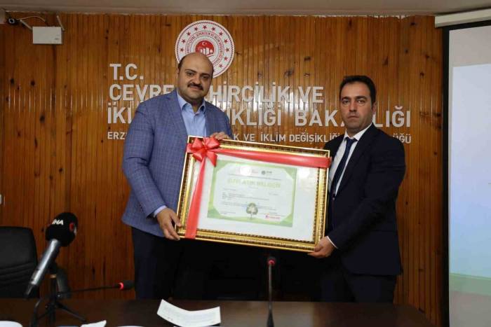 Aziziye’ye “sıfır Atık” Belgesi