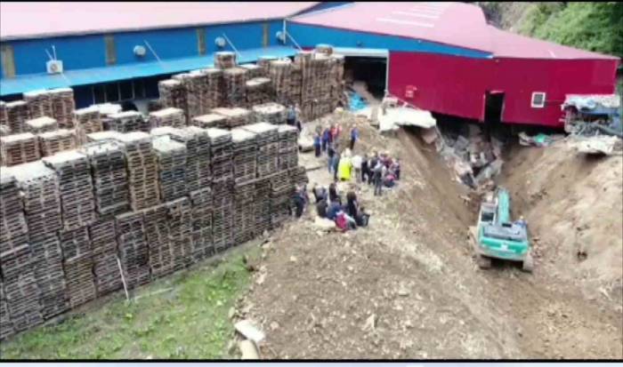 Giresun’da 1 Kişinin Öldüğü Göçük Olayında Fabrika Sahibi Tutuklandı