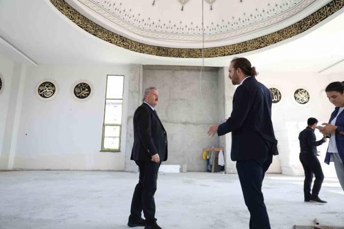 19 Mayıs Mahallesi’nde Mehmet Hisar Cami Yaz Sonuna Tamamlanacak