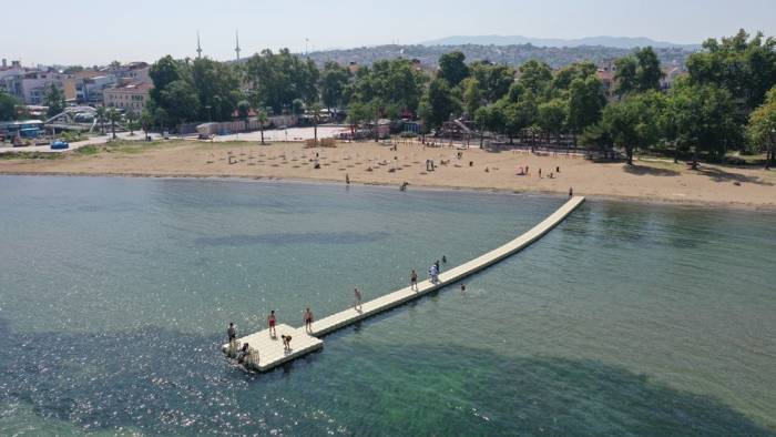 Akasya Plajı Modern Görünüme Kavuşturuldu