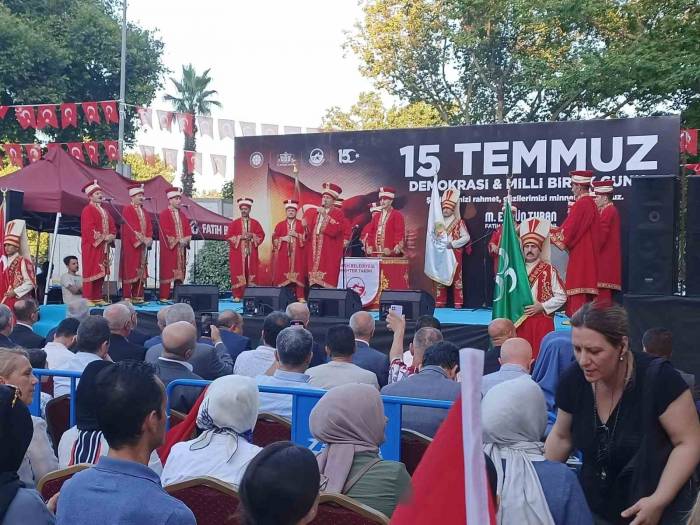 Fatih Saraçhane Parkı’nda “15 Temmuz Demokrasi Ve Milli Birlik Günü" Anma Programı
